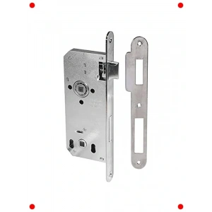 45 mm Oval Köşeli Gömme Banyo/WC Kilidi