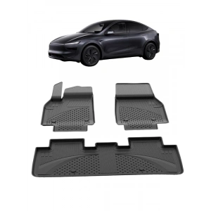 4.5D Havuzlu Oto Paspas, Tesla Model Y Uyumlu