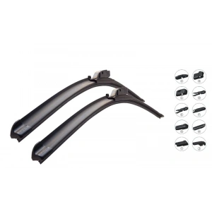 480 mm Uzunlu Ön Muz Tipi Silecek Süpürgesi, 10 Aparatlı