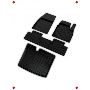 4D Havuzlu Kauçuk Paspas ve 3D Bagaj Havuzu Seti