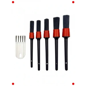 5+1 Detaylı Araç Temizlik Fırça Seti - İç & Dış Bakım