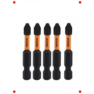 5 Adet Mıknatıslı Yıldız Matkap Bits Uç PH2 50mm