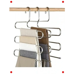 5 Katlı Çok Amaçlı Pantolon Askısı, Krom