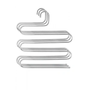 5 Katlı Metal Pantolon ve Eşarp Askısı, 3 Adet Set