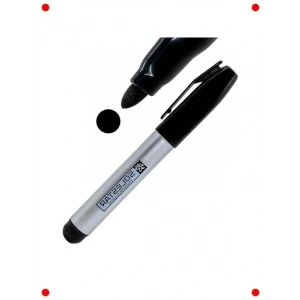 5li Kalıcı Siyah İşaretleme Kalemi, Suya Dayanıklı