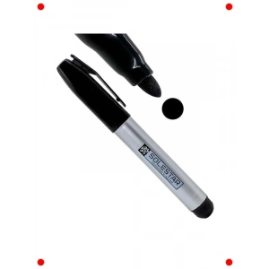 5li Kalıcı Siyah İşaretleme Kalemi, Suya Dayanıklı