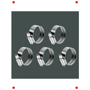 5li Tork Ayarlı Paslanmaz Hortum Kelepçesi (13-19mm)