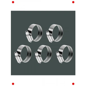 5li Tork Ayarlı Paslanmaz Hortum Kelepçesi (13-19mm)