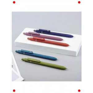 5li Vintage Mavi Mürekkep Jel Kalem Seti