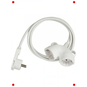 5 Metre Yassı Fişli Çift Prizli Uzatma Kablosu