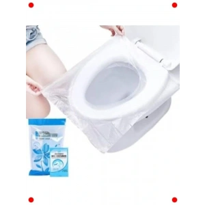 50 Adet Tek Kullanımlık Klozet Kapağı Örtüsü | Seyahat
