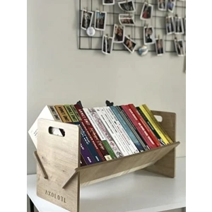 50 cm Boyutunda Masaüstü Kitap Düzenleyici Raf