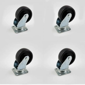 50 mm Tekerlekli Dayanıklı Sanayi Tekeri Seti, 4lü