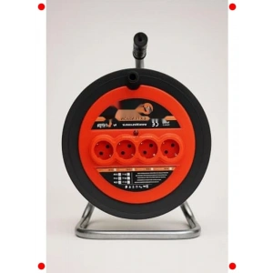 50m Dörtlü Prizli Makaralı Uzatma Kablosu