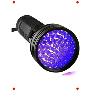 51 LED Mor Işık UV Algılayıcı Fener