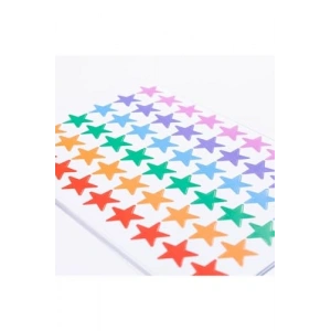 540 Adet Karışık Renkli Yıldız Sticker Seti