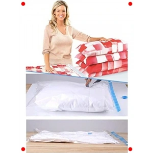 55x90 Vakum Yastık Yorgan Saklama Hurcu Seti