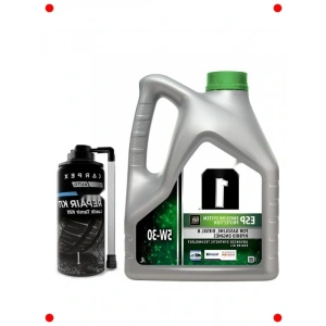 5W30  Yağı (4L) ve Lastik Tamir Kiti Seti