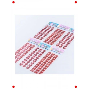 6 Adet Kabartmalı Yapışkan Bayrak Sticker Seti