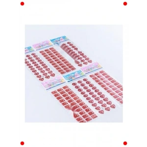 6 Adet Kabartmalı Yapışkan Bayrak Sticker Seti