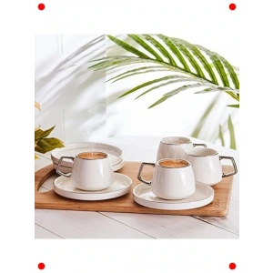 6 Kişilik Zarif Kahve Fincanı Takımı