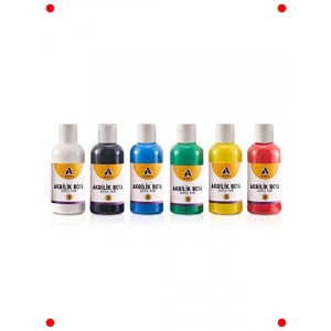 6lı 60ml Klasik Akrilik Boya Seti