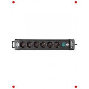 6lı Akım Korumalı Uzatma Prizi, 3 Metre