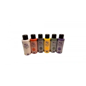 6lı akrilik set, 6x100 mL boyutunda renk seçenekleri