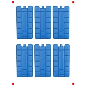 6lı Ekstra Soğutmalı Jel Buz Aküsü Seti (400ml)