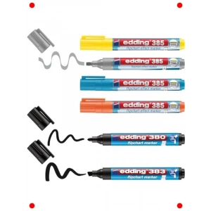 6lı Flipchart Markör Seti - Canlı Renkler