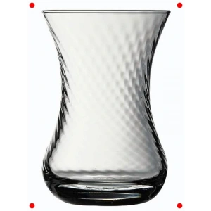 6lı İncebelli Çay Bardağı Seti 125cc