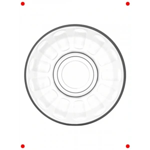 6lı Klasik Şeffaf Cam Çay Tabağı Seti Estetik Tasarım