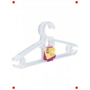 6lı Kristal Görünümlü Şık Elbise Askısı Seti