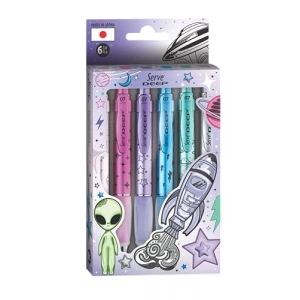 6lı Kutuda Metalik Tema Seti, Uzay Konseptli