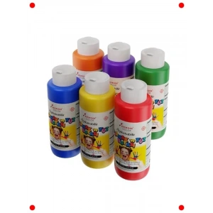 6lı Parmak Boyası Seti - Ara Renkler - 6x120 ml