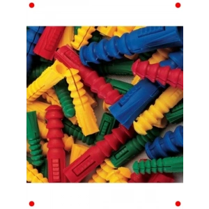 6 mm Kaliteli Plastik Dübel Seti (20 Adet)