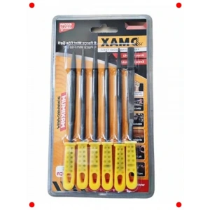 6 Parça ni Eğe Seti - Has Metal, Ahşap, Plastik