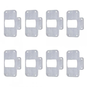 6,5x9 cm Boyutunda Dolap Kapak Onarım Kiti, Pratik Menteşe Seti