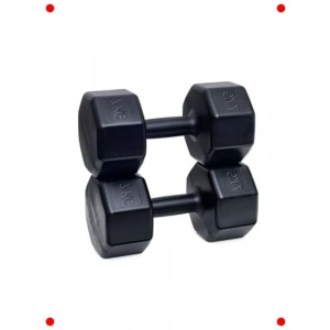 7 KG Dambıl Seti (2 Adet, Toplam 14 KG) - Siyah