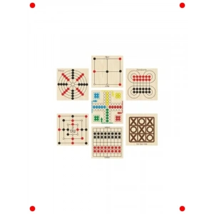 7li Ahşap Zeka ve Strateji Oyun Seti