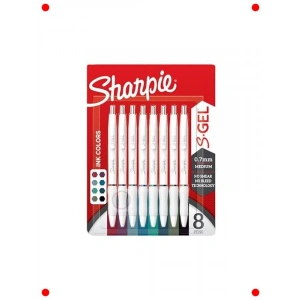 8li Moda Jel Kalem Seti, Orta Uç (0,7 mm)