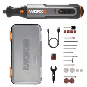 8 Volt Devir Ayarlı Elektrikli Gravür Makinesi, 21 Parça Aksesuar ile