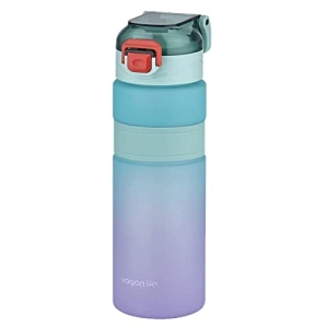 800ml Kaydırmaz Silikon Gövde Motivasyon Su Matarası