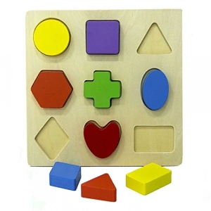 9 Parça Tahta Bultak Şekiller Seti, Eğitici Oyun
