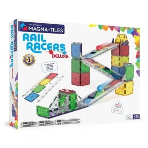 90 Parça Magnatiles Rail Racers Seti