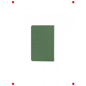 9x14 cm Karton Kapaklı Yeşil Dikişli Defter