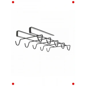 a Kaplama Siyah Kupa & Bardak Askılığı