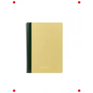 A4 100 Yaprak Çizgili Spiralli Defter, Bej