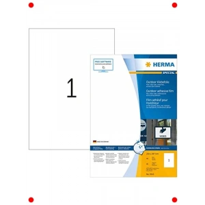 A4 Hava Koşullarına Dayanıklı Dış Mekan Etiketi 40 Adet