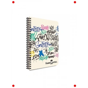 A4 Kareli Spiralli Defter - 80 Yaprak, Dayanıklı Kapak